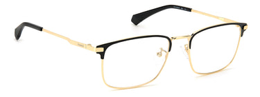 Premium Men Polaroid Eyeglasses: PLD D440/G - Black Gold(2) - SpecSMART Eye Clinic (Diagonal View)